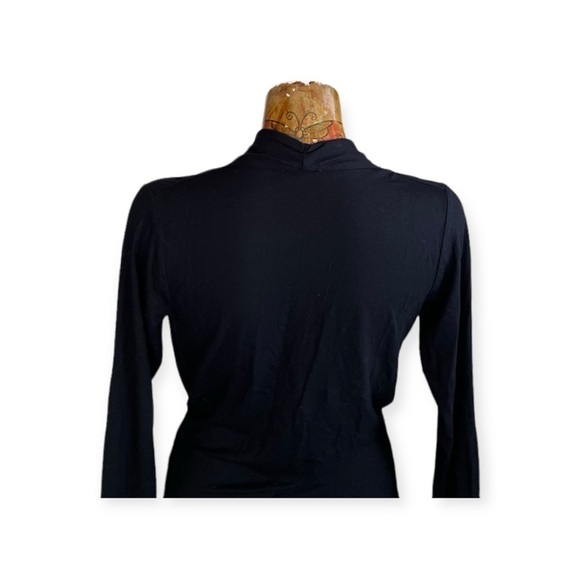 Pure Collection top black long sleeve Sz 6 small - Picture 5 of 7